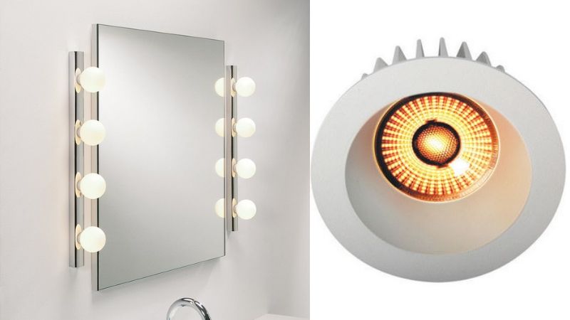 bunke Monument Kommuner Placering af spotlights og lampe i badeværelset – Inspiration og tip –  Lunelamper.dk