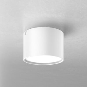 Rund LED-loftlampe Mine, hvid 9 cm
