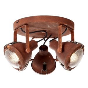 Justerbar loftrondel Bentli i rust-look