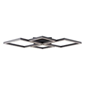 Quon LED-loftlampe, CCT med fjernbetjening, 4 lkld