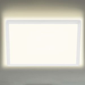 LED-loftlampe 7156/7158, kantet 42x42cm
