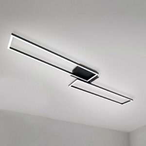Frame LED-loftlampe, fjernbetjening, sort