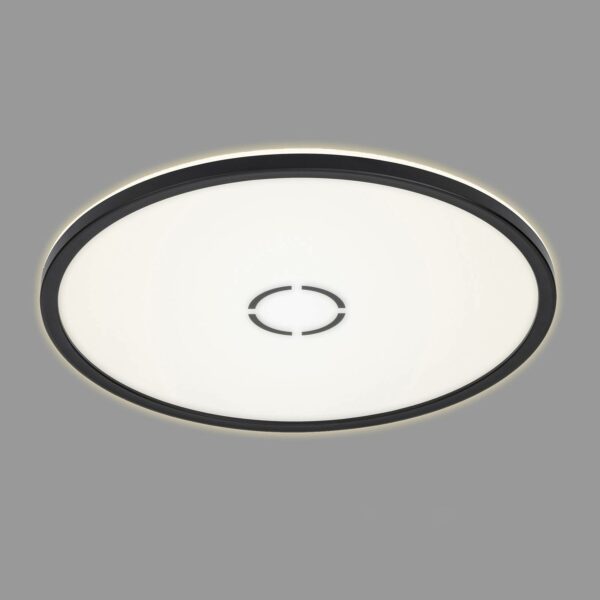 Free LED-loftlampe, Ø 42 cm, sort