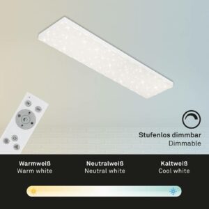 Frameless CCT LED-stjernehimmel, 100 x 25 cm