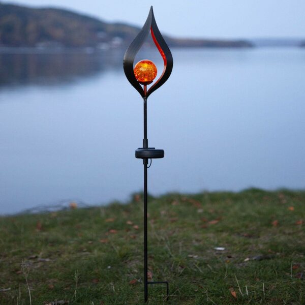 LED-solcellelampe Melilla, spids
