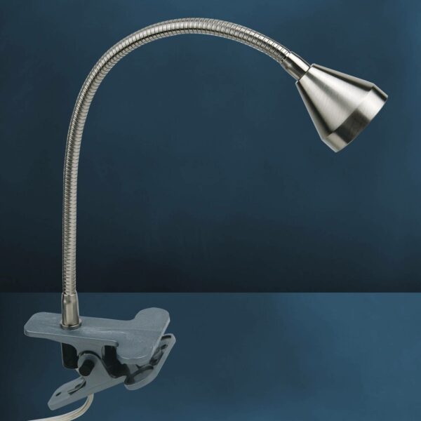 Funktionel MINI LED-klemlampe, varm hvid