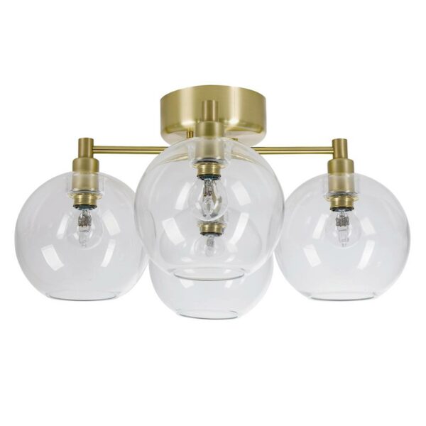 Gloria glas-loftlampe med fire lyskilder