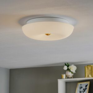 BANKAMP Vanity LED-loftlampe, glas, messing