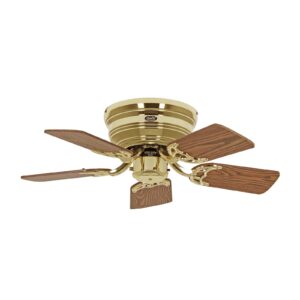Classic Flat III ventilator poleret messing, 75 cm