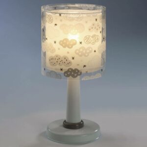 Clouds bordlampe til børneværelset, grå