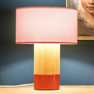 Bordlampe Klippa Koralle Chintz pudderrosa 31cm