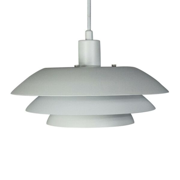 Dyberg Larsen DL31 hængelampe, metal, hvid