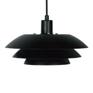 Dyberg Larsen DL31 hængelampe, metal, sort