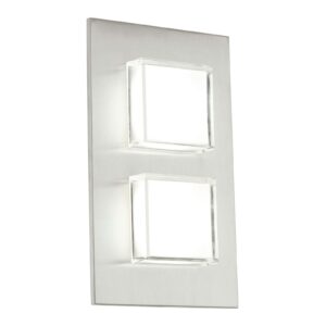 LED-udendørsvæglampe Pias, 2 lyskilder