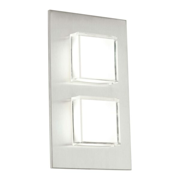 LED-udendørsvæglampe Pias, 2 lyskilder