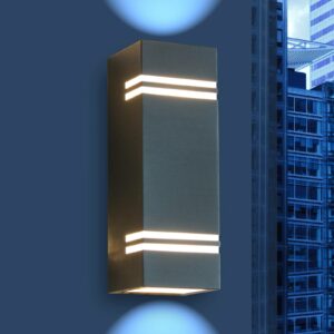Moderne LED udendørsvæglampe Stripes