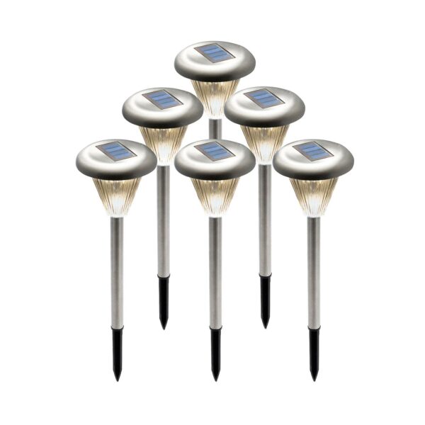 Imola LED-lamper med jordspyd og solcelle, 6 stk