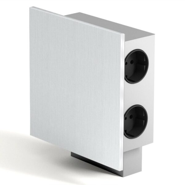 Energiboks Power med 3 stikkontakt og 2 USB-stik