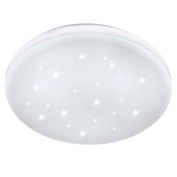 Frania-S LED-loftlampe med krystaleffekt, Ø 33 cm