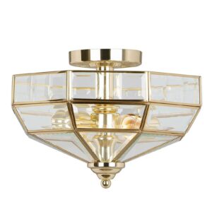 Old Park loftlampe, poleret messing