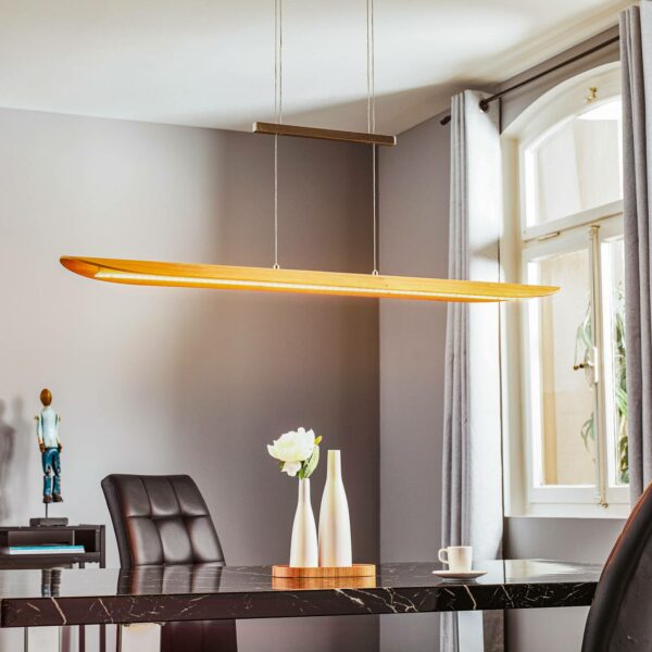 Colombia XL LED-pendellampe, eg natur