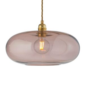 EBB & FLOW Horizon pendellampe rosé-brun Ø 36 cm