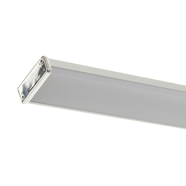 Lucande Pamela LED-spejllampe, krom, 90 cm