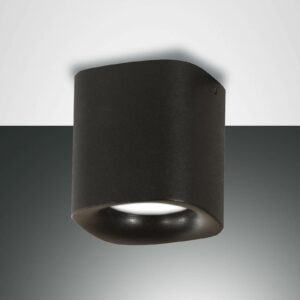 Smooth loftlampe, 1 lyskilde, sort, IP44