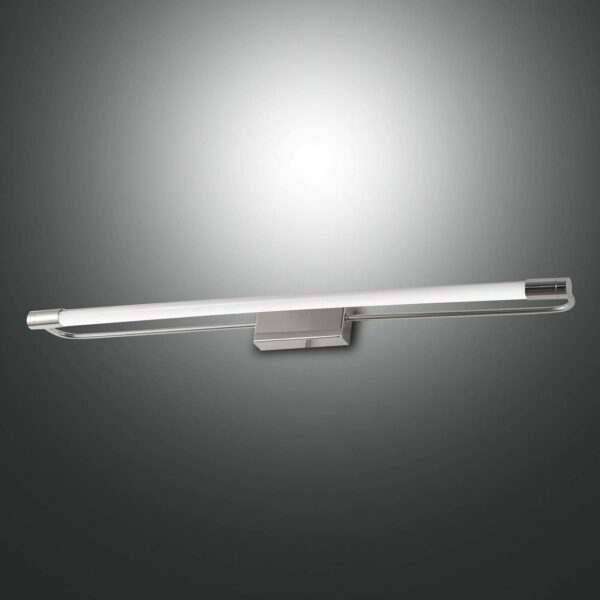 Rapallo LED-væglampe, krom, IP 44, 60 cm