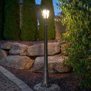 LED-lygtepæl Artu Rut, saltvandsresistent, IP55