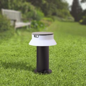 Felice LED-solcellelampe, sort, CCT, højde 33 cm