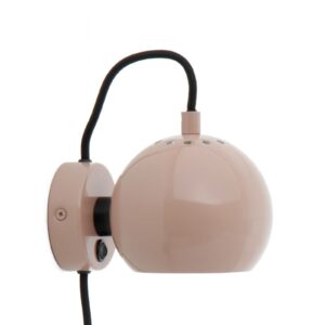 FRANDSEN Ball Magnet-væglampe, nude