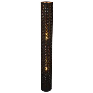Harald gulvlampe i orientalsk design, sort