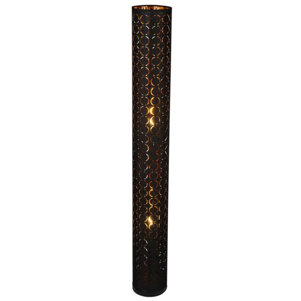 Harald gulvlampe i orientalsk design, sort
