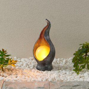 Lindby Eoin dekorativ LED-solcellelampe med kugle