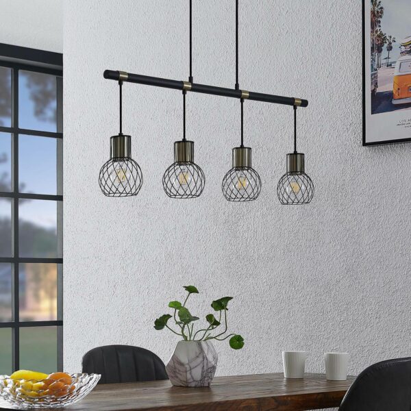 Lindby Cornel pendellampe, 4 lyskilder