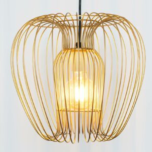 Protetto hængelampe, guld, Ø 34 cm