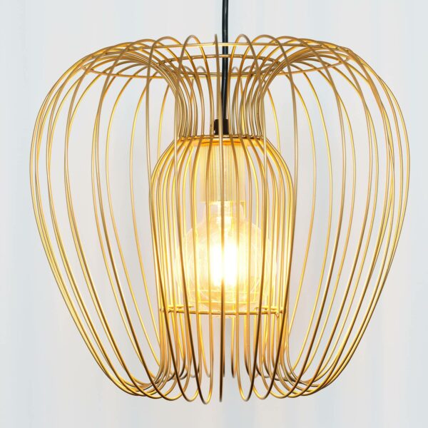Protetto hængelampe, guld, Ø 34 cm