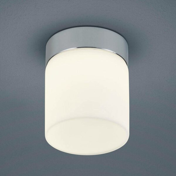 Helestra Keto - LED-loftlampe til badet, cylinder