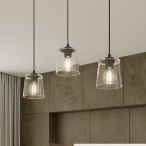 Lucea pendellampe 3 lyskilder transparent
