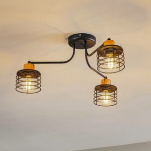 Edison loftlampe, 3 lyskilder