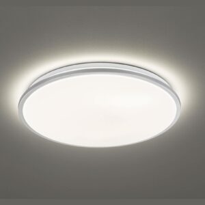 Jaso LED loftlampe, dæmpbar, Ø 40 cm sølv