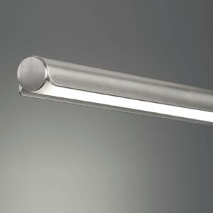 Nami LED-væglampe med kontakt, nikkelfarvet