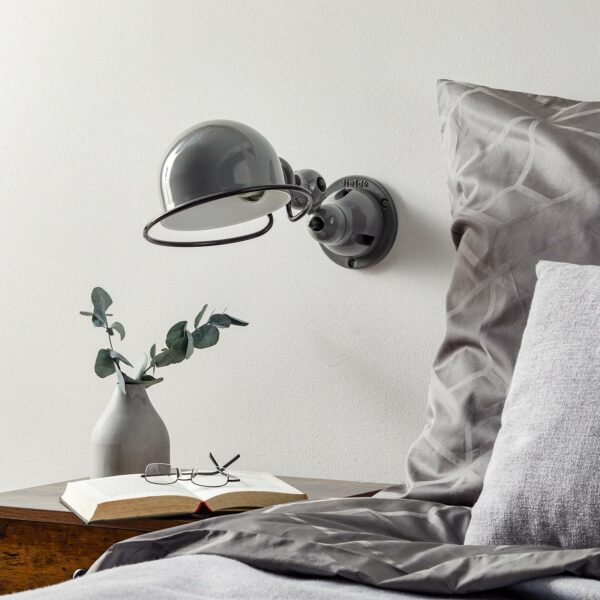 Jieldé Loft D1000 væglampe industridesign, grå
