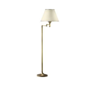 Birmingham gulvlampe, patineret, med led