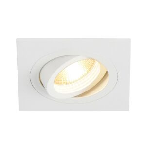 SLV New Tria 1 indbygningsspot GU10, hvid