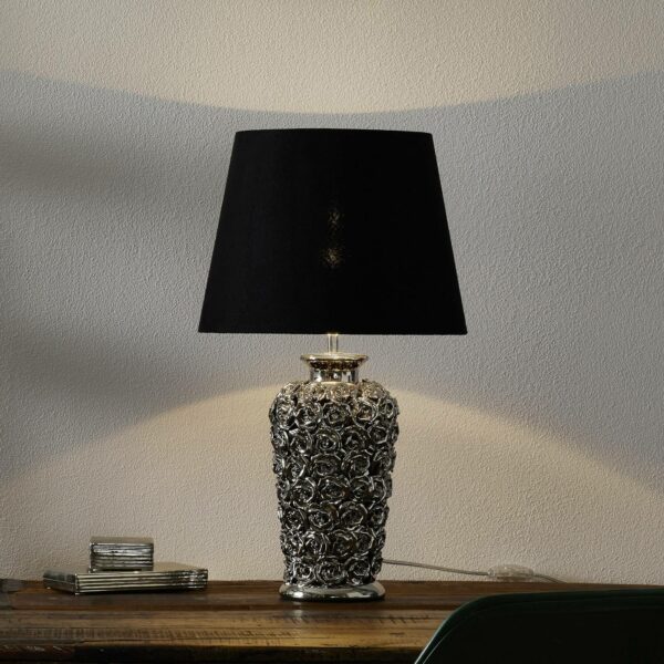 Bordlampen "Rose Multi" - en blomstrende rose