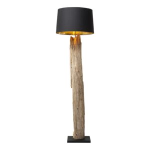 KARE Nature Straight gulvlampe, unika af træ