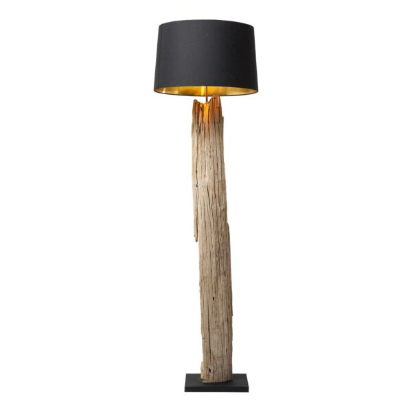 KARE Nature Straight gulvlampe, unika af træ