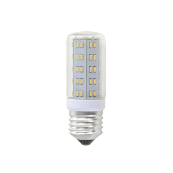 Rørformet E27 3,8 W LED pære med 69 LED&apos;er, klar